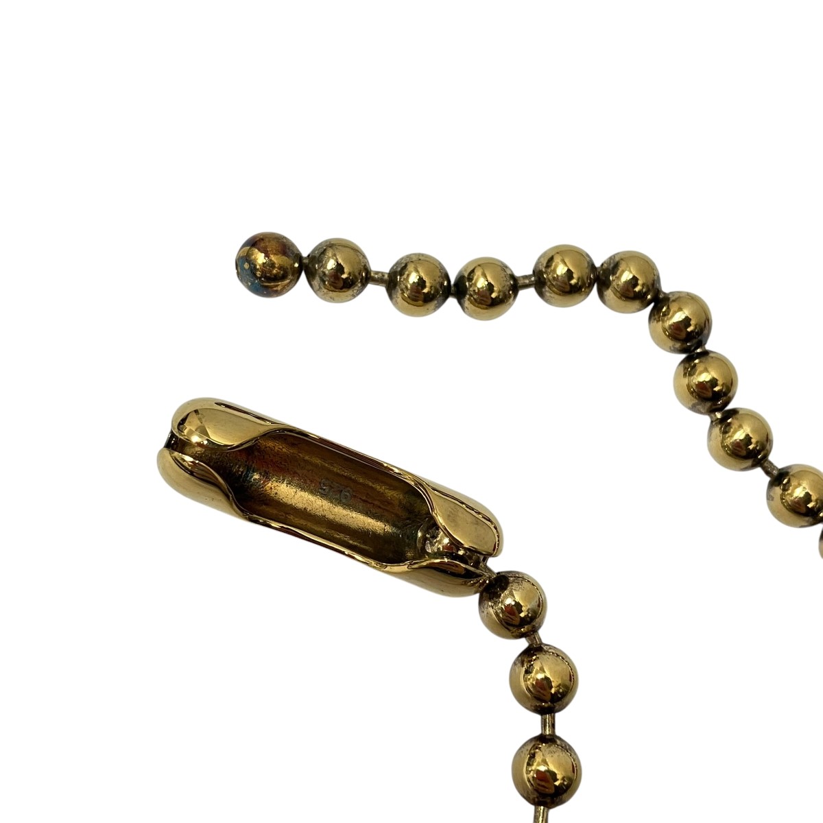 楽天市場】【中古】AMBUSHボールチェーン ネックレス ゴールド【価格