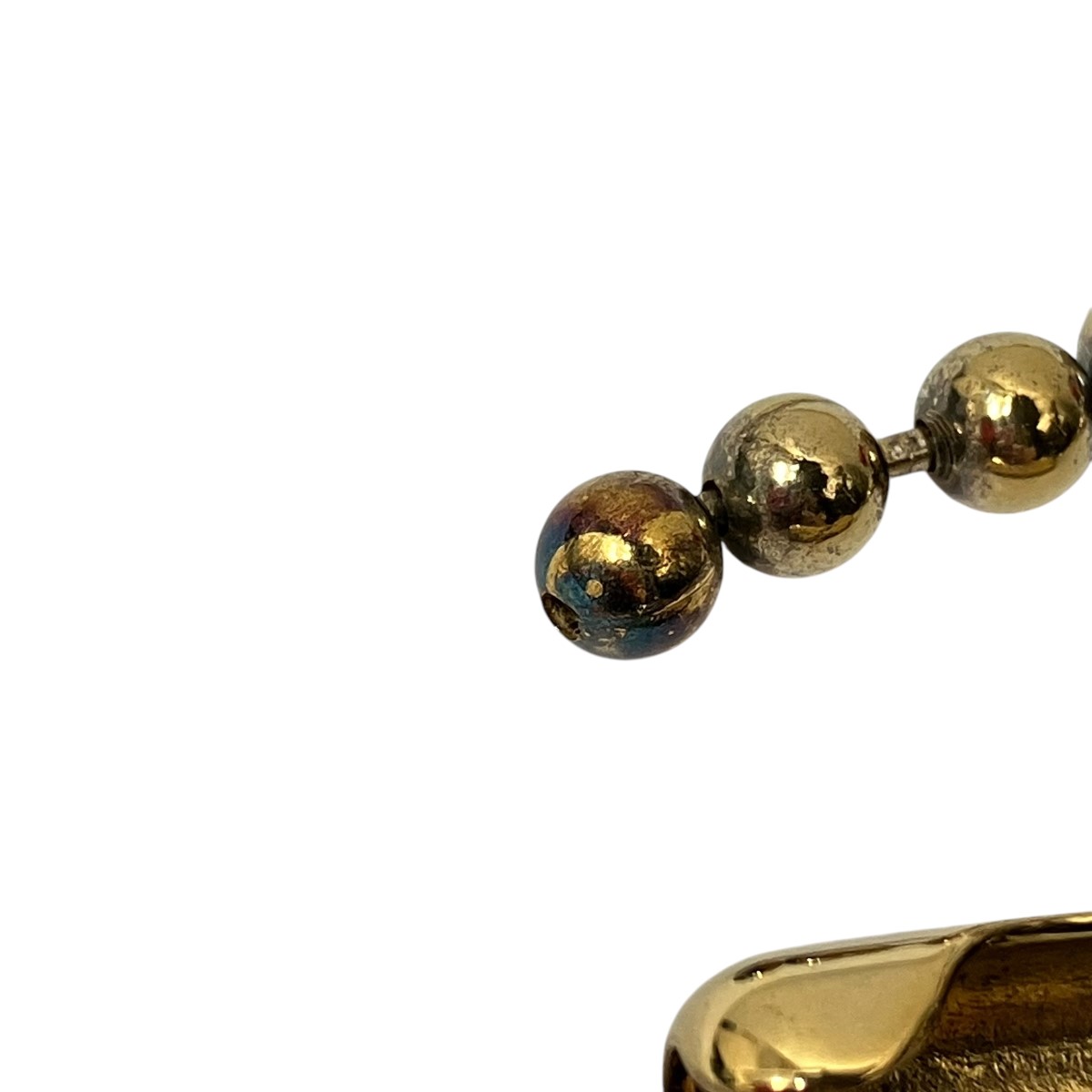 楽天市場】【中古】AMBUSHボールチェーン ネックレス ゴールド【価格