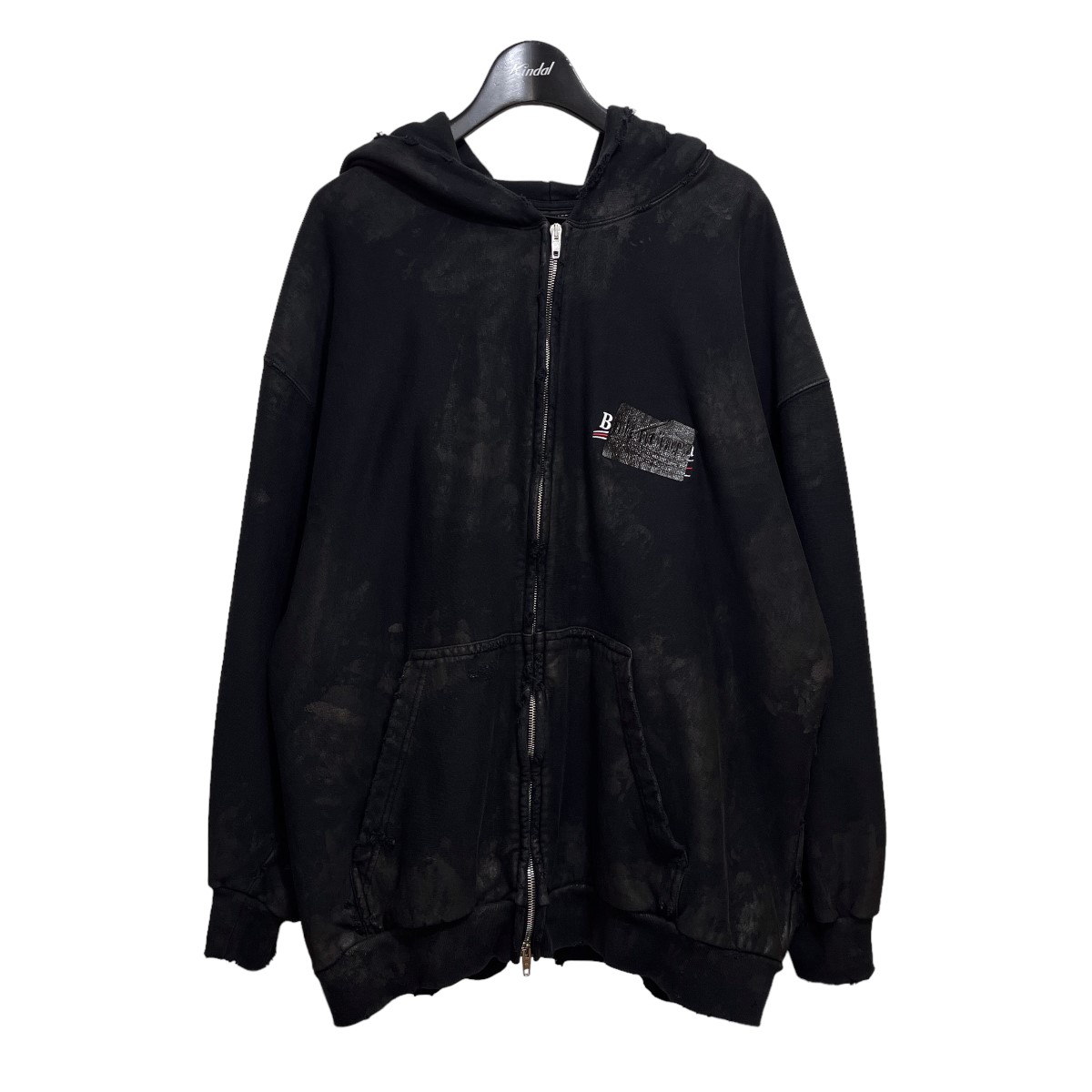 楽天市場】【中古】BALENCIAGAキャンペーンロゴダメージ加工ジップ