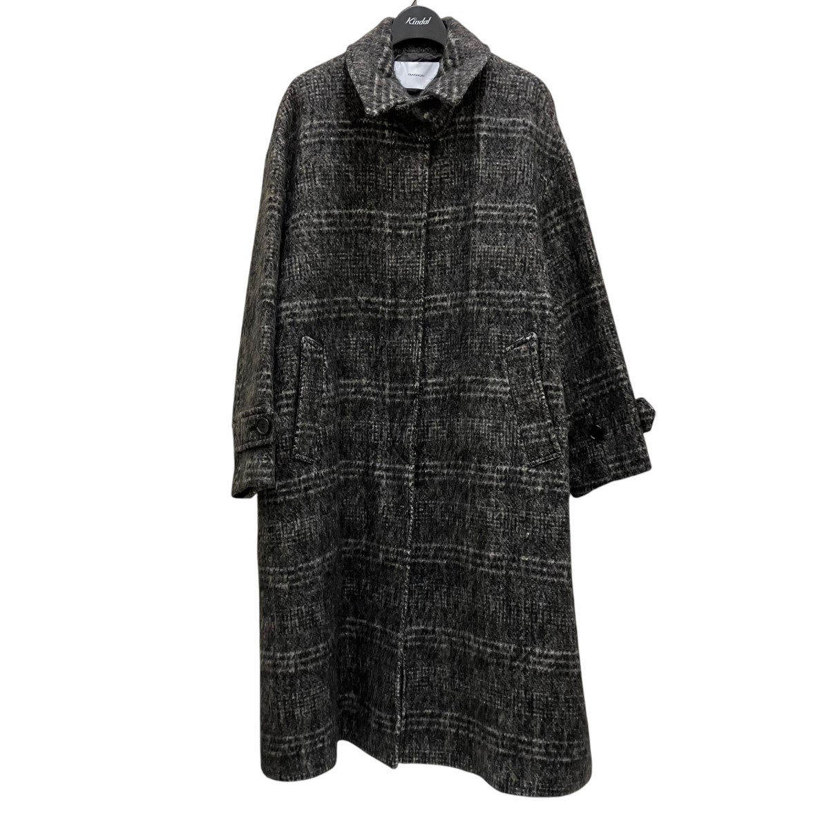 楽天市場】【中古】FRAMeWORKシャギーチェックバルカラーコート