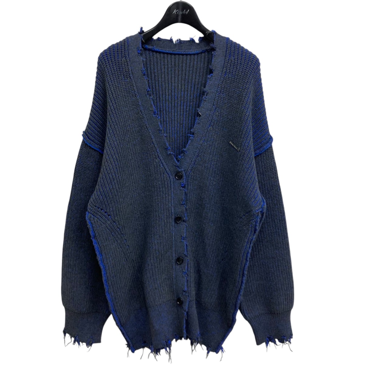 楽天市場】【中古】PRANK PROJECTダメージニットカーディガン グレー