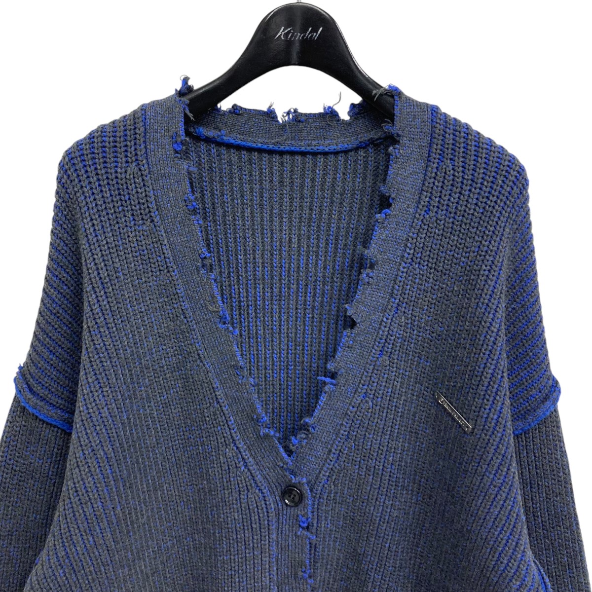 楽天市場】【中古】PRANK PROJECTダメージニットカーディガン グレー