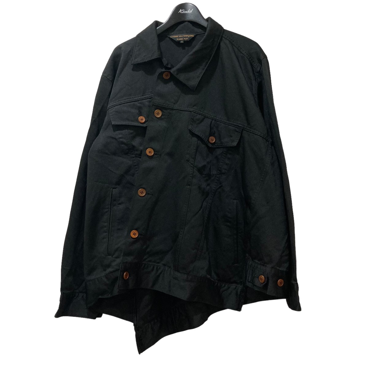 Black comme des garcons ねじれシャツ XL