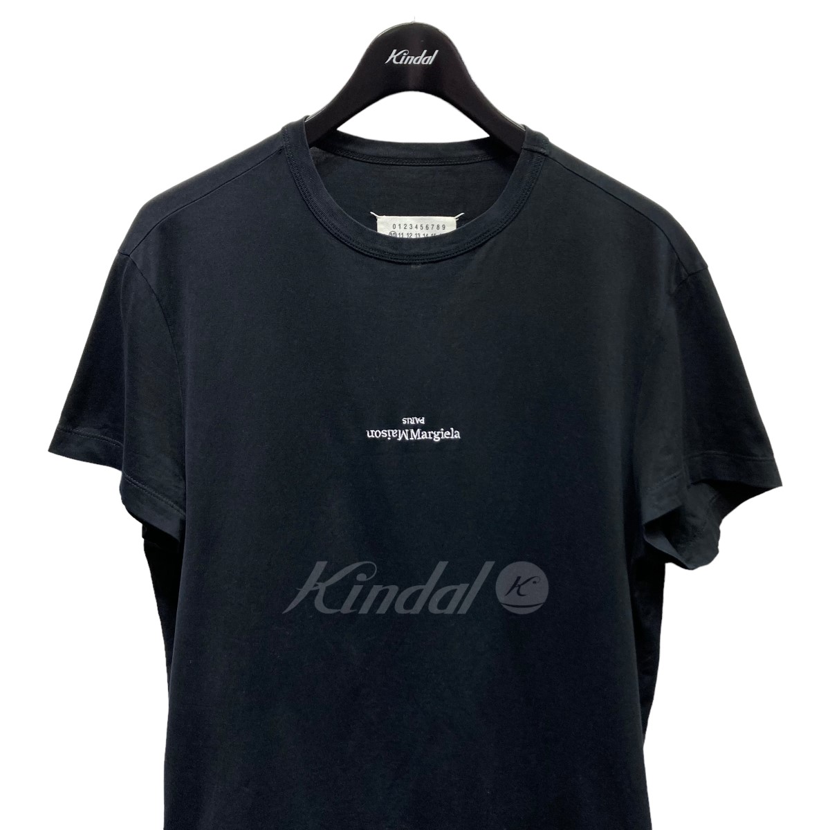 AMGMaison Margiela 10 刺繍ロゴTシャツ ブラック メゾンマルジェラ T