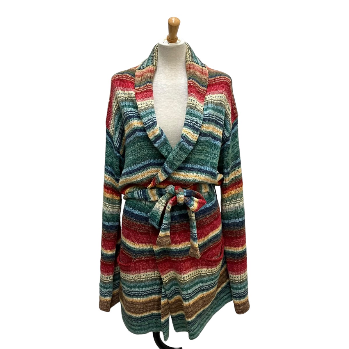 楽天市場】【中古】LAUREN RALPH LAURENネイティブ柄 ハンドニット