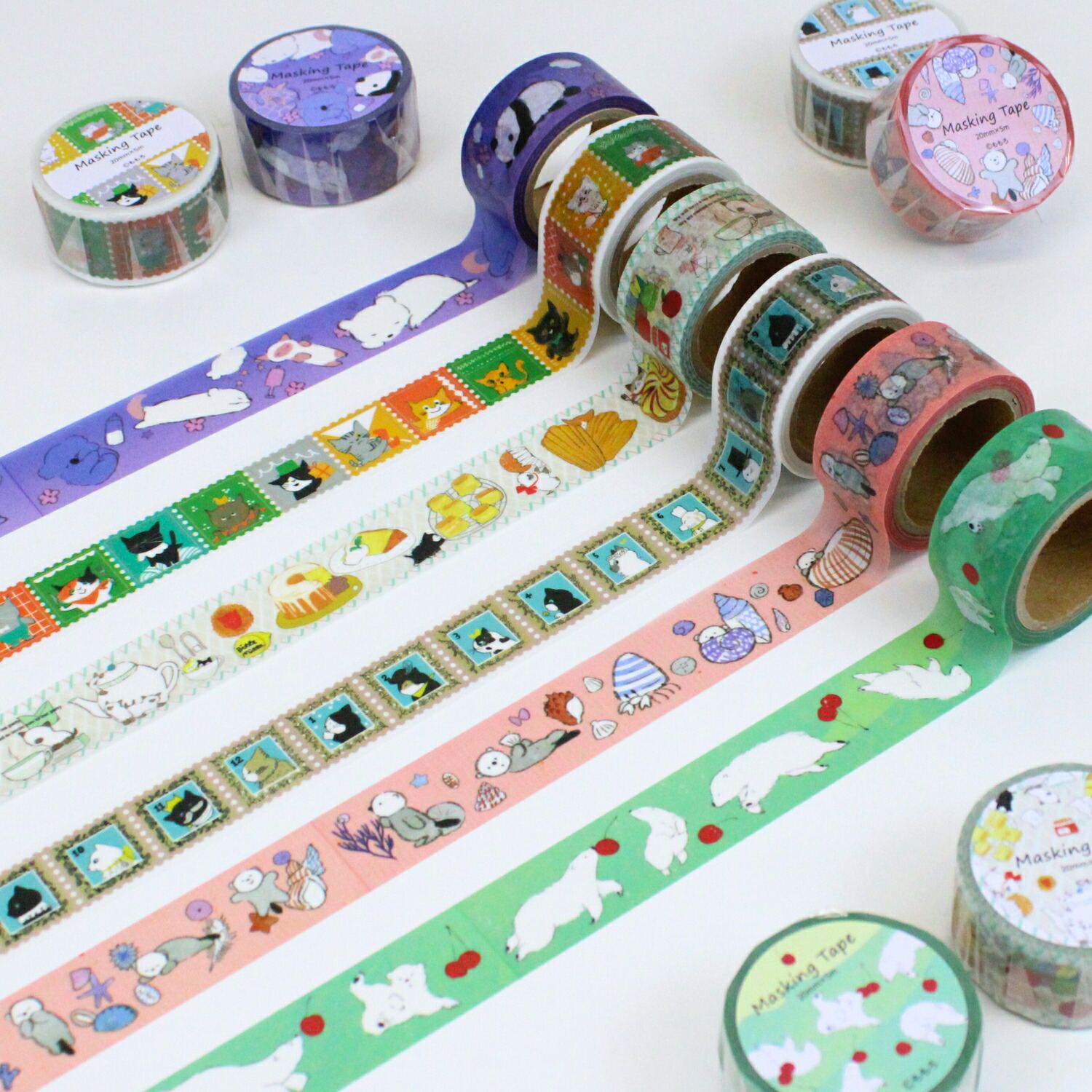 作家 マスキングテープ まとめ売り melomoon メロムーン マステ