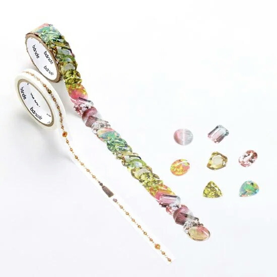 楽天市場】bande 1枚ずつめくれるマスキングテープ 宝石の降る街