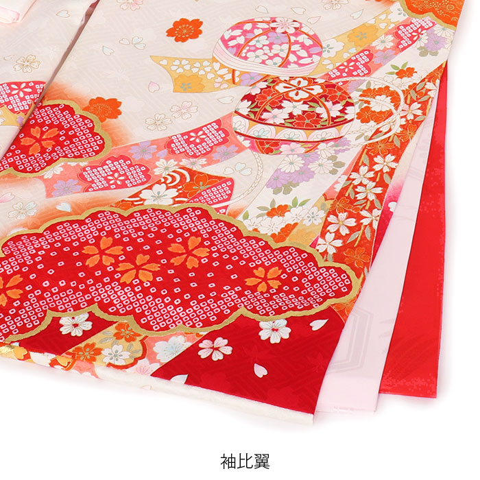 楽天市場】お宮参り 着物 女の子 絹100% 正絹初着 掛け着 産着 モダン