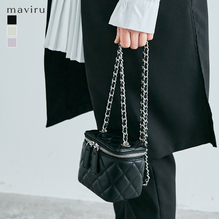 楽天市場】バッグ《ダイヤキルトバニティバッグ》全3色 レディース 鞄