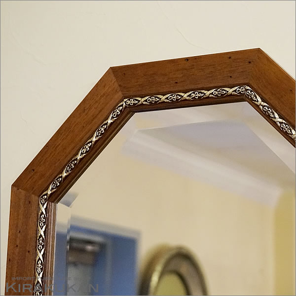 楽天市場】【スーパーセール期間限定価格】 鏡 壁掛け イタリア製 八角