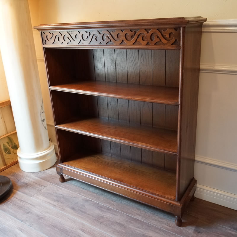 楽天市場】アンティーク家具 3段 ブックシェルフ アンティーク