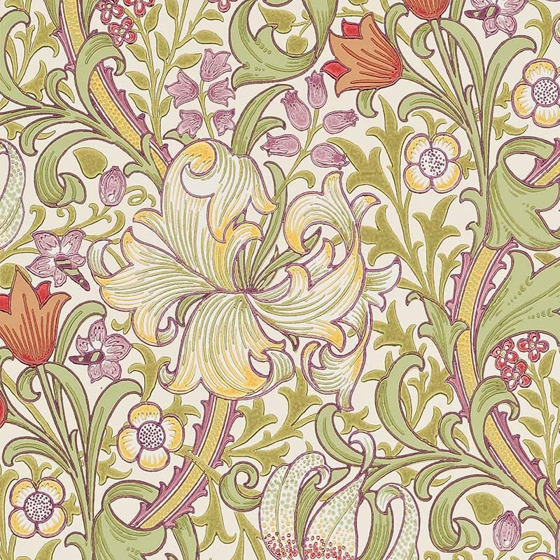 楽天市場】ウィリアムモリス 壁紙 ゴールデン リリー Golden Lily