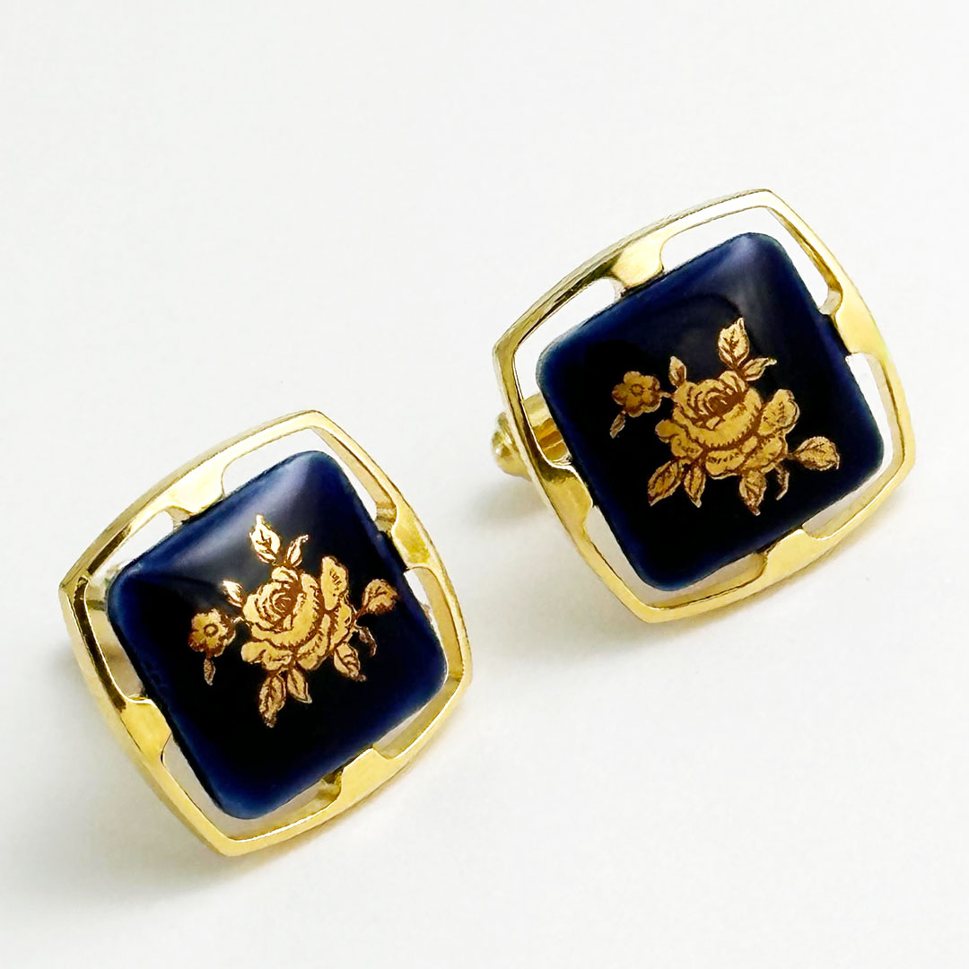 楽天市場】カフスボタン 七宝焼き リモージュアクセサリー ロイヤル