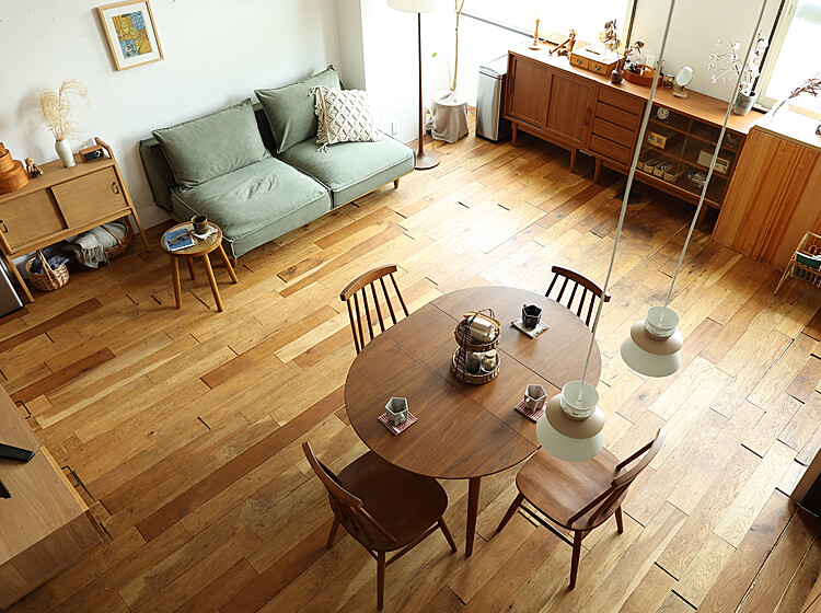 楽天市場】円形 伸長式ダイニングテーブル Rizn(リズン) ブラウン