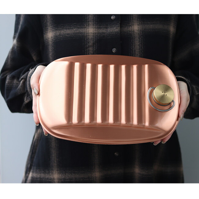 楽天市場】【特典あり】新光堂 純銅湯たんぽ 袋付 大 2.3L S-9395L