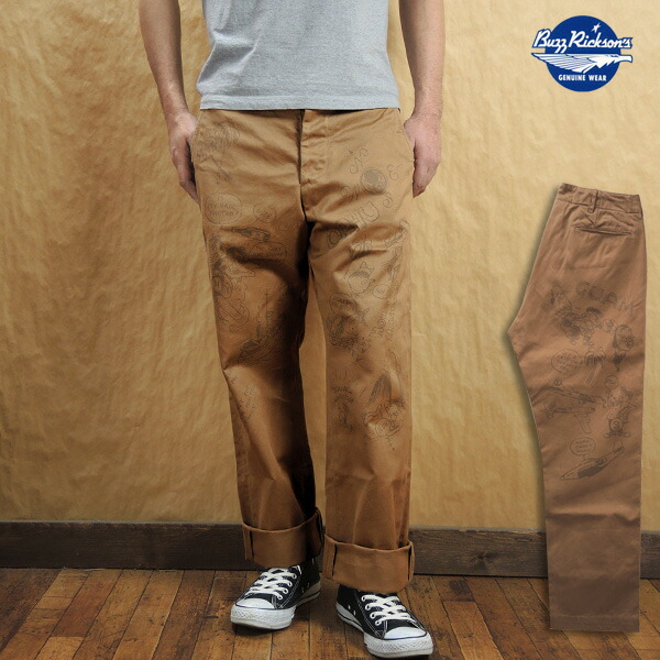 楽天市場】BUZZ RICKSON'S バズリクソンズ 1945 チノ エイジングモデル
