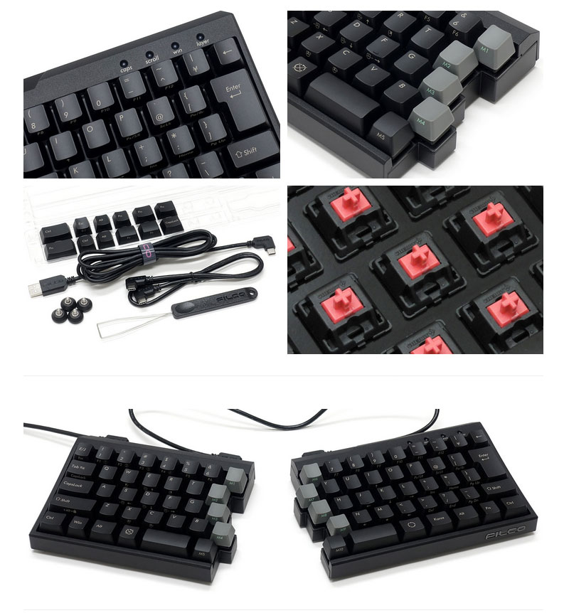 楽天市場】FILCO Majestouch Xacro M10SP 左右分離型メカニカル