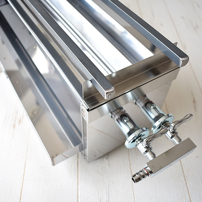 楽天市場】ガス 焼き鳥コンロ 2本バーナー 特大 横幅60cm×奥行き15cm