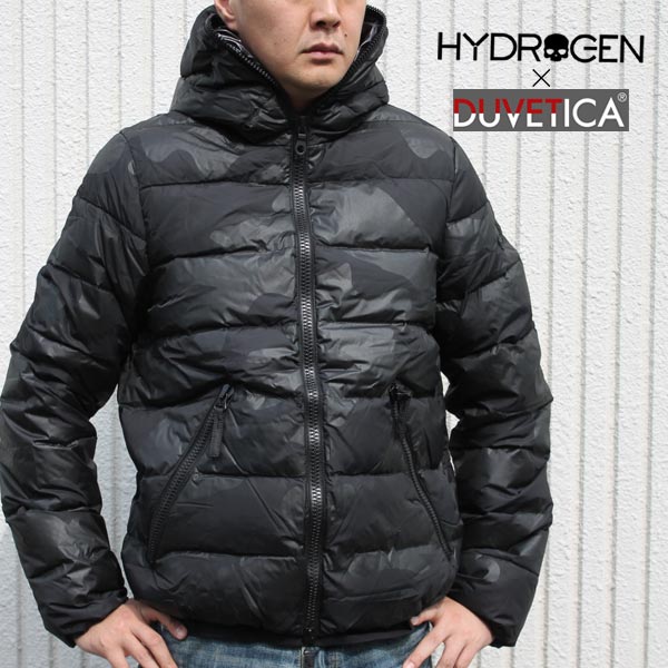 楽天市場】ハイドロゲン メンズ ダウンジャケット HYDROGEN ブラック