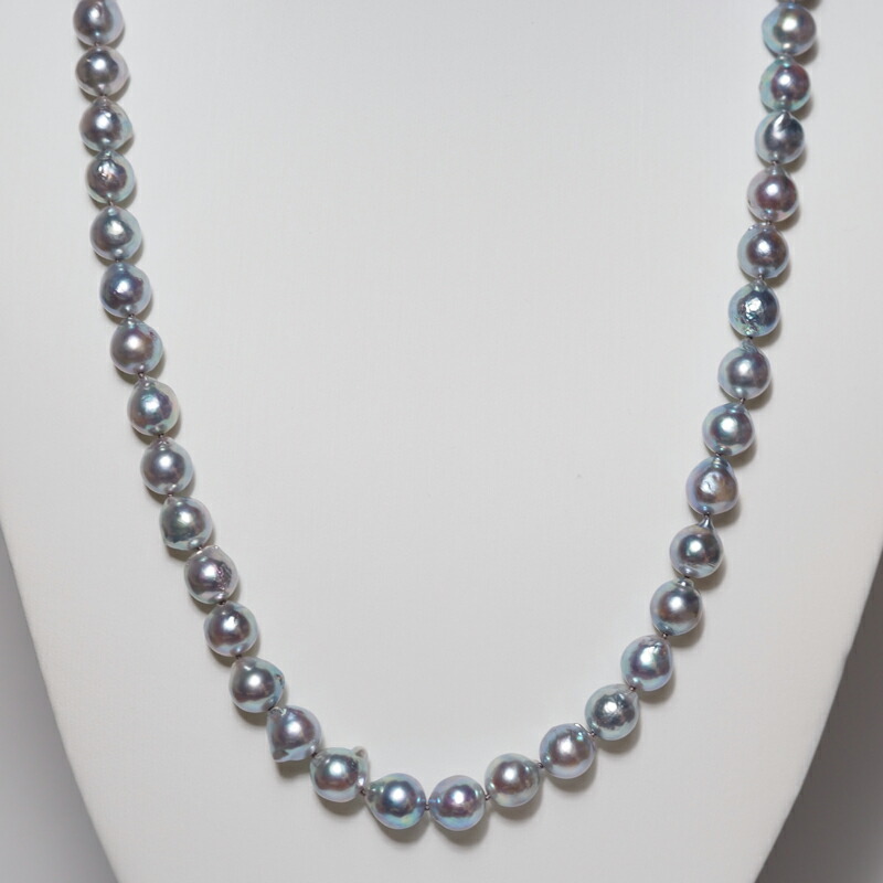 楽天市場】シルバー925 アコヤ本真珠 パール ネックレス 特濃