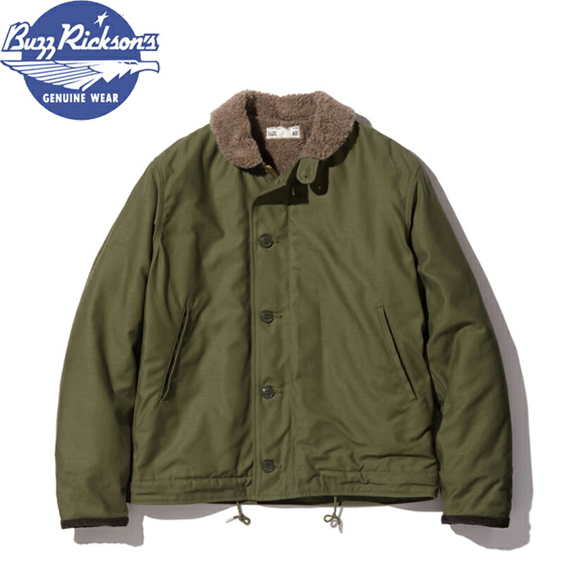 楽天市場】バズリクソンズ ミリタリー デッキ ジャケット Type N-1