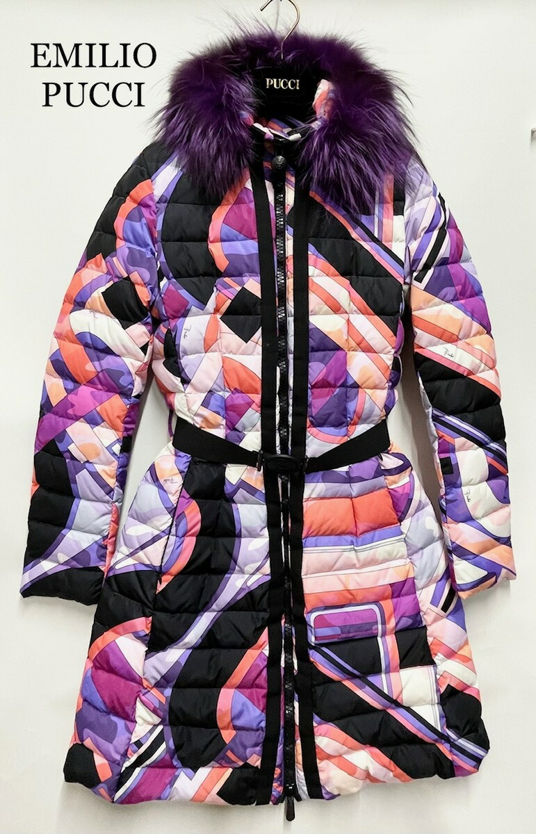 楽天市場】NEW タグ付き新品 エミリオプッチ FOXファー付きダウン