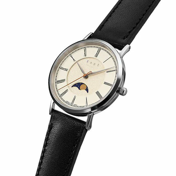 楽天市場】Knot ノット 時計 クラシック ムーンフェイズ シルバー