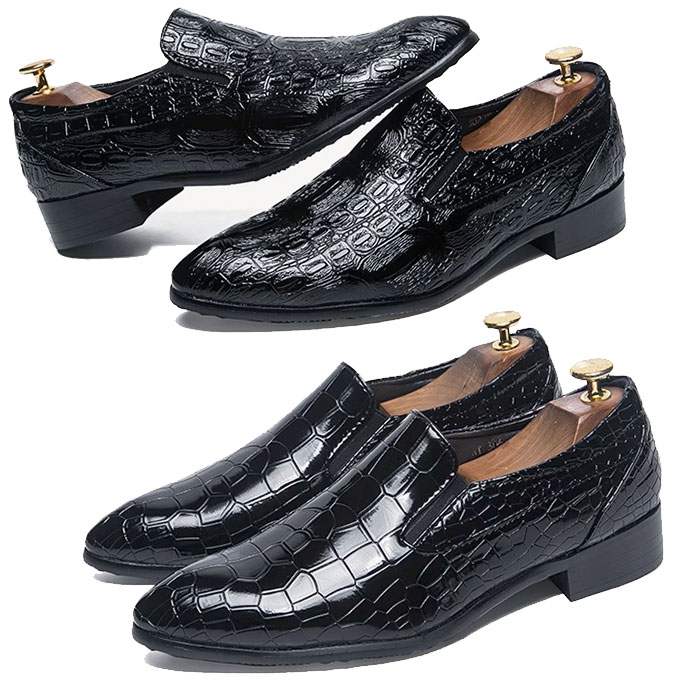 楽天市場】クロコダイル ローファー タッセル レザー ビジネスシューズ