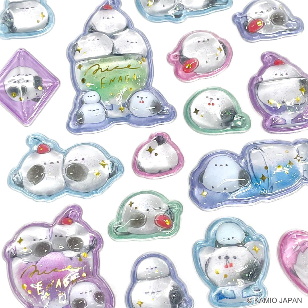 楽天市場】プチドロップシール ぷっくり ツヤツヤ ボンボン かわいい