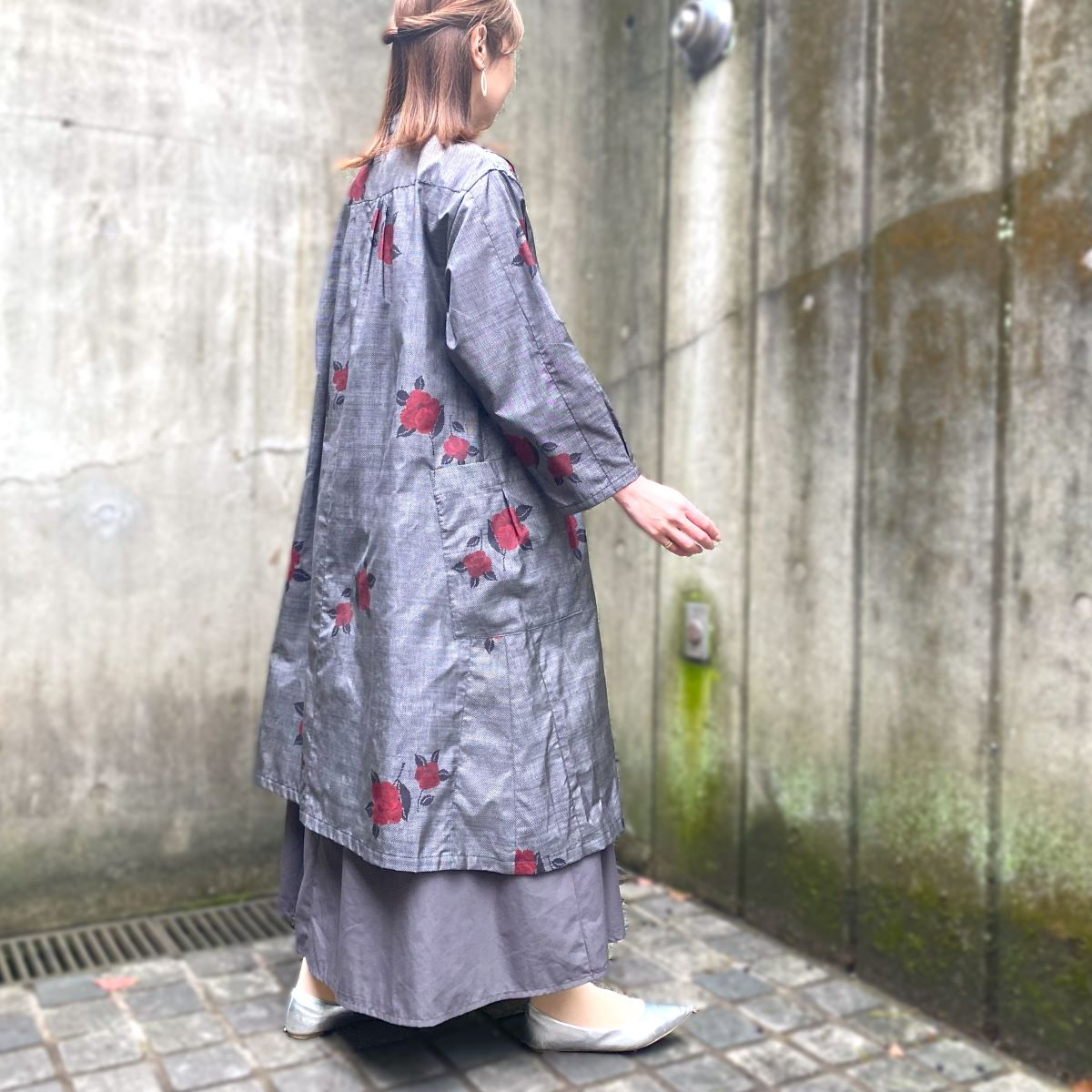 楽天市場】【大島紬リメイクコート】作家一点ものミセス50代60代