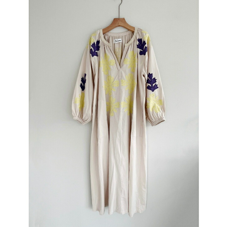 楽天市場】【Sara mallika】 Cotton Flower Patchwork Dress