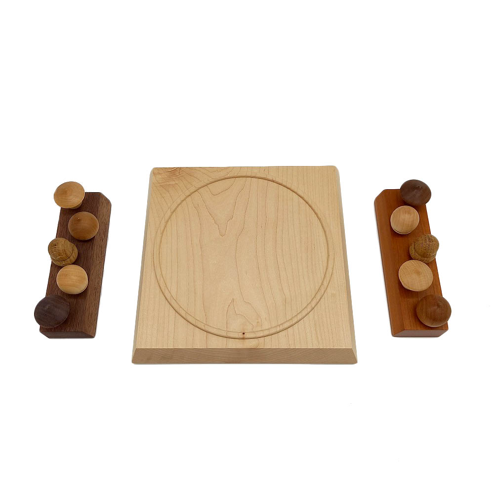 楽天市場】土俵・独楽（5個）セット独楽の台座付き こま コマ 天然木