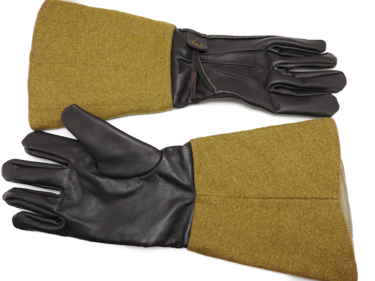 楽天市場】日本軍 戦車兵 手袋 日本陸軍 操縦者 本革製 ウール製