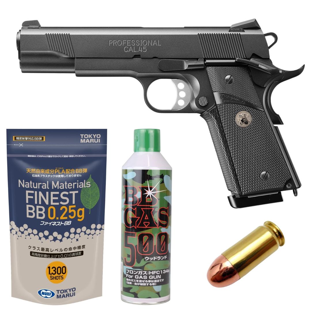 楽天市場】4点セット 東京マルイ MEUピストル ガスブロバックガン ガス
