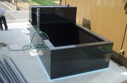 楽天市場】☆テクノ販売 FRP水槽 600L＋FRP濾過槽 M型 濾材・スノコ付