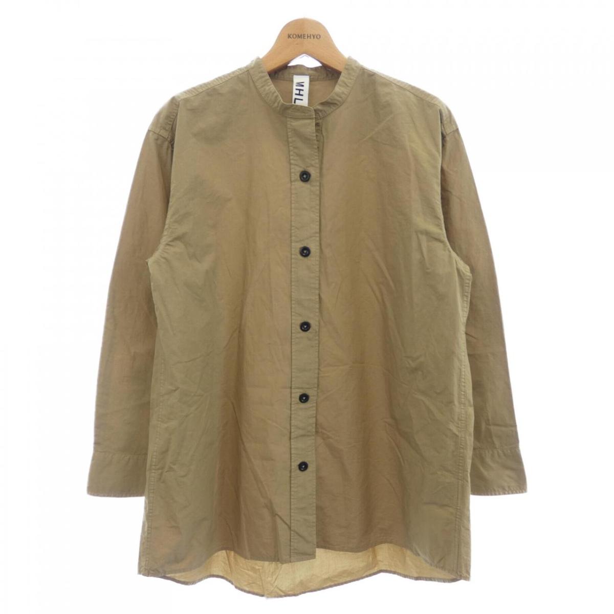 楽天市場】mhl バンドカラー シャツの通販