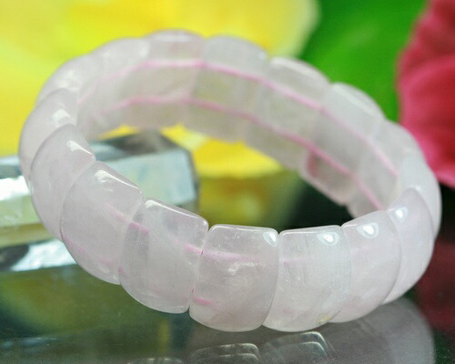 楽天市場】パワーストーン バングル ローズクォーツ バングル 天然石