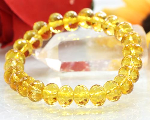 楽天市場】天然石 黄水晶 ブレスレット シトリン ブレスレット 天然石
