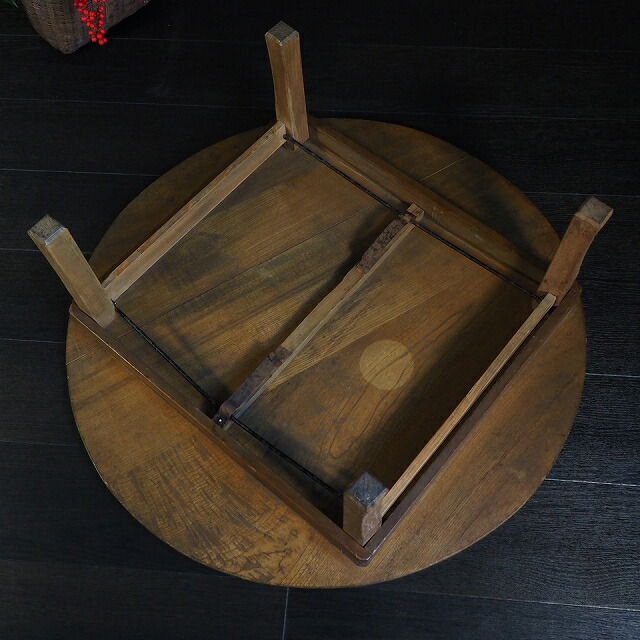 楽天市場】ちゃぶ台 0339 古民家 古民具 テーブル 昭和 レトロ 家具