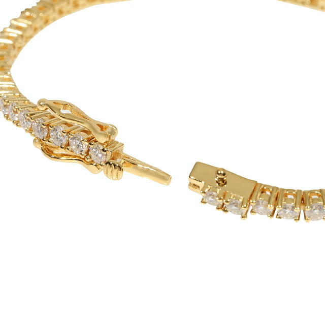 楽天市場】3mm テニスブレスレット モアサナイト ブレスレット