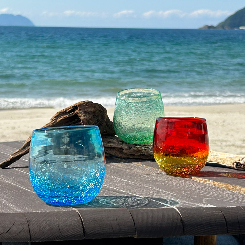 楽天市場】8オンス 琉球浪漫 ガラス グラス コップ Φ80×H80mm(250ml