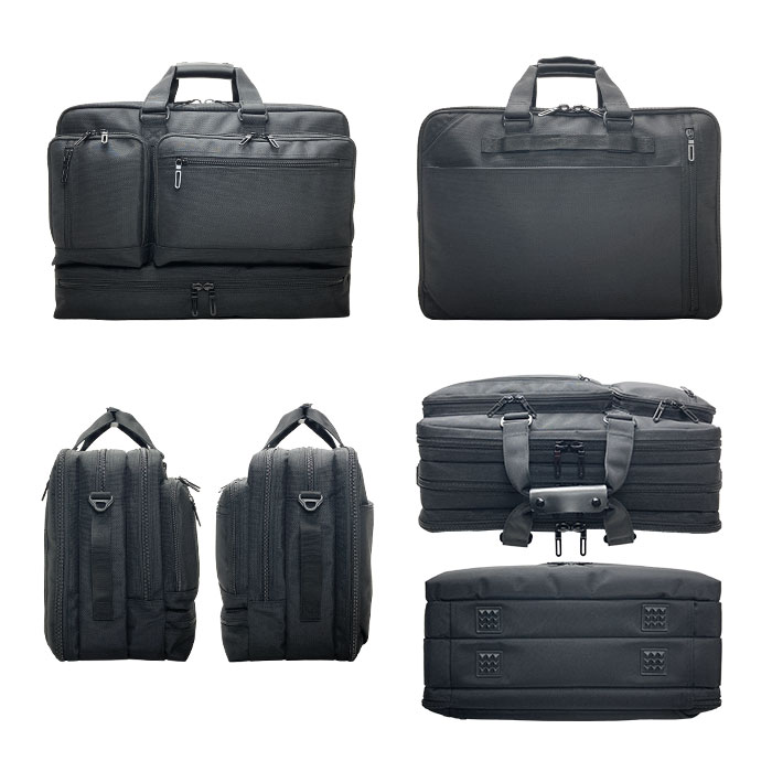 楽天市場】ブリーフケース ビジネスバッグ 出張 衣類収納 大容量 3WAY