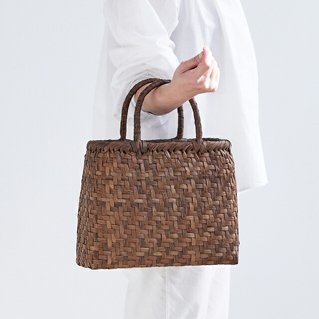 楽天市場】くるみ籠(網代編み/定番型/中サイズ)(約)幅30×マチ11×本体高