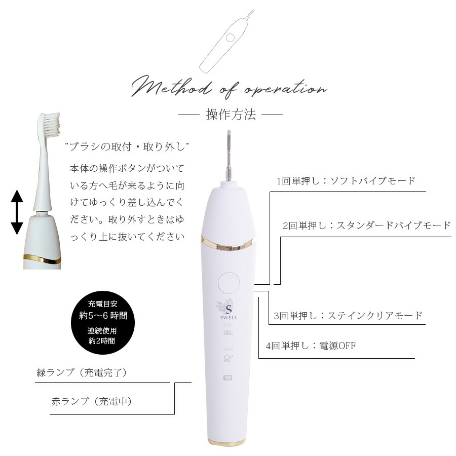 楽天市場】電動歯ブラシ シャイニーキャビテック 歯ブラシ 替え 自宅