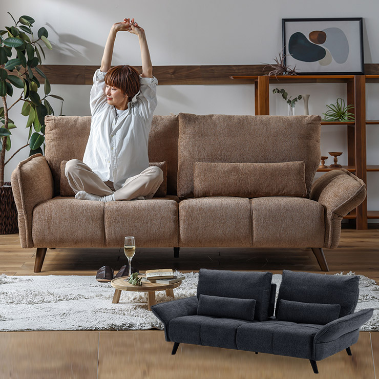 楽天市場】3/4〜 ☆58%OFF☆ ソファー 2色の本体を選べる 肘・背もたれ