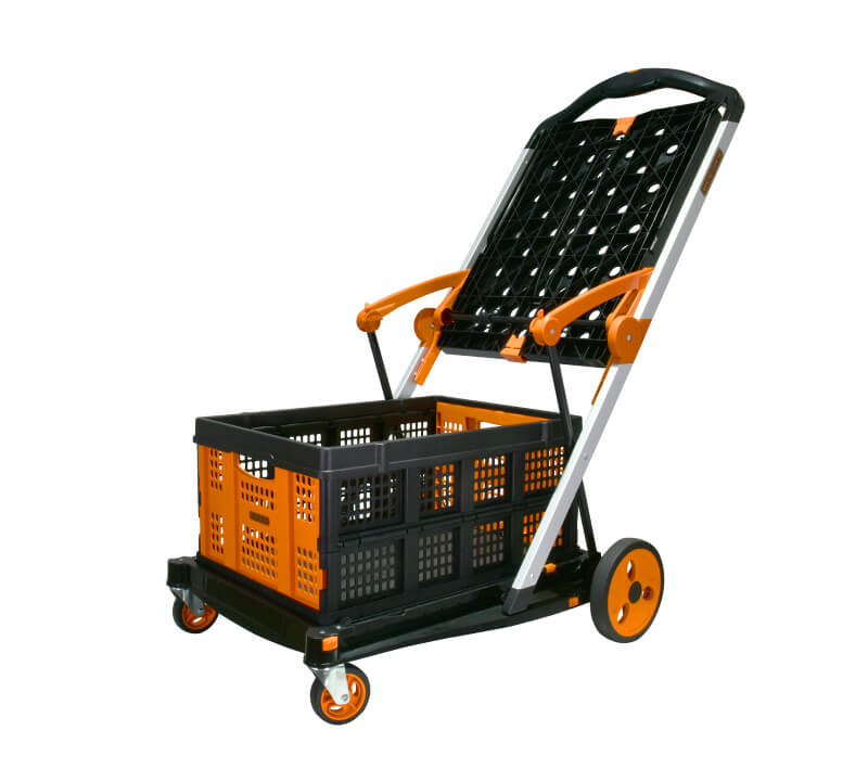 楽天市場】折りたたみ式2段カート おしゃれ 運搬車 便利 省スペース