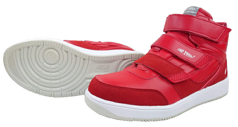 楽天市場】【6ヶ月保証付】安全靴 ハイカット 赤 レッド マジック