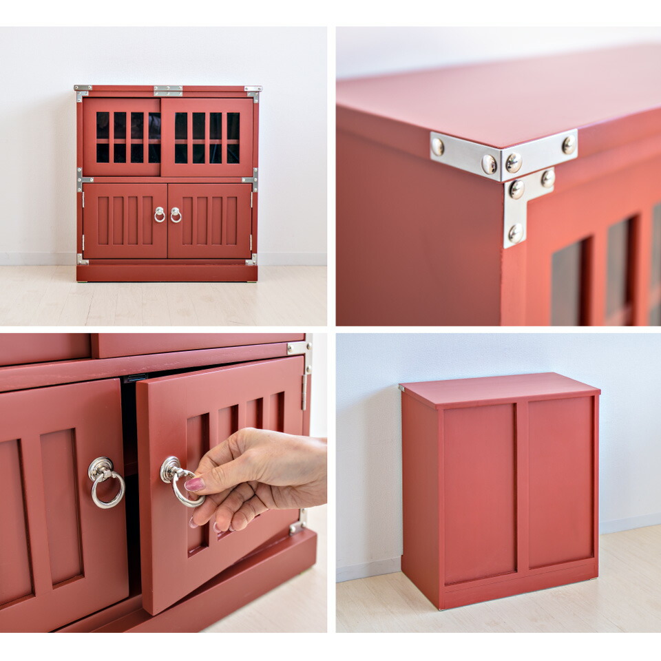 楽天市場】水屋箪笥 幅67cm 幅57cm 和風家具 昭和レトロ 和モダン 桐