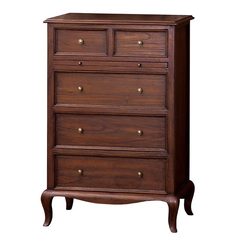 楽天市場】【6ヶ月保証付】チェスト 幅61cm アンティーク調 4段