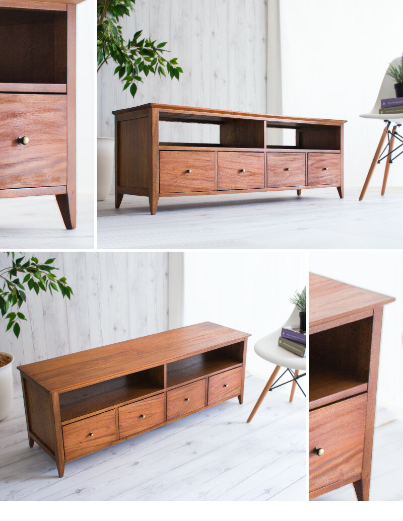 楽天市場】【6ヶ月保証付】テレビ台 幅121.5 奥行35 高さ43 天然木